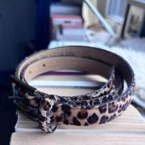 BR ladies XS leopard print belt